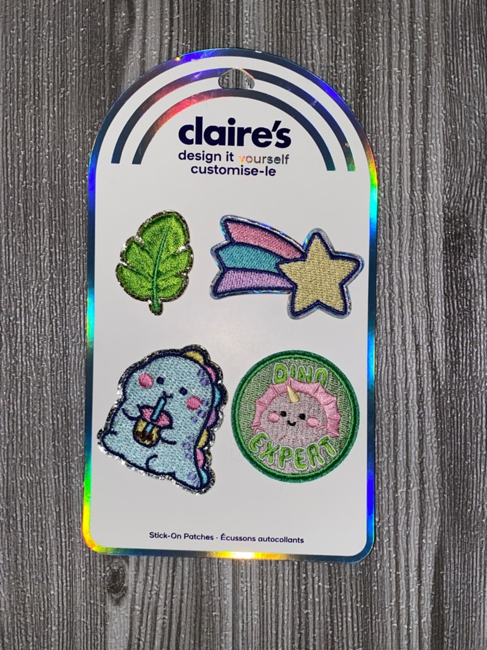 Claire's Pastel Star, Leaf, Dino Expert & Character Stick-On Patches